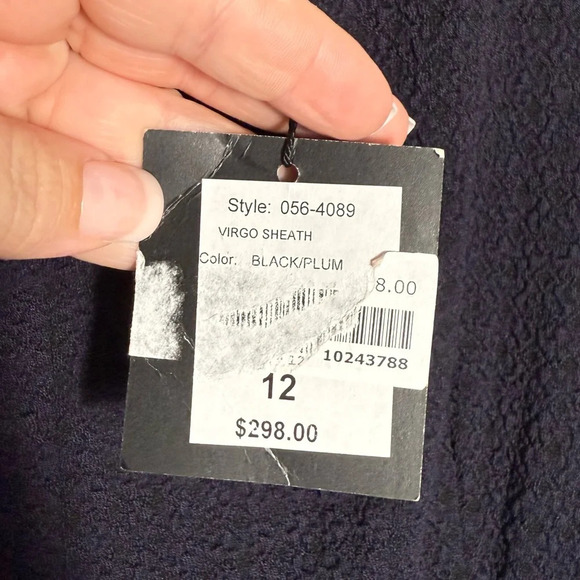 Nanette Lepore Dress Blue Sheath NWT size 12 - Picture 5 of 10